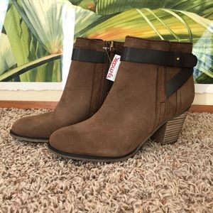 Brown Ankle Boots With Heel